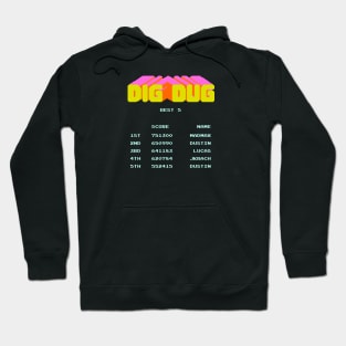 Dig Dug High Score Hoodie